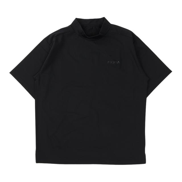 【ポイント5％！5/3 21:00〜22:59限定】FIDRA VERA(FIDRA VERA)ゴルフウェア モックネック 半袖Tシャツ FV5VTG06 BLK(Men’s)