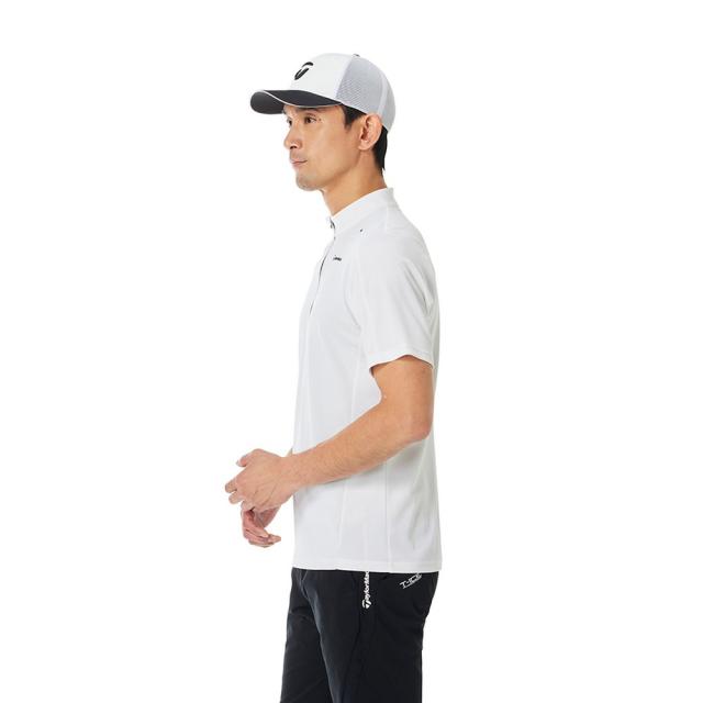 テーラーメイド(TAYLORMADE)ゴルフ 半袖 T-ICE T-AIR ソークール半袖ジップドモックシャツ M24085-…_2