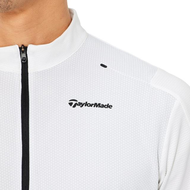 テーラーメイド(TAYLORMADE)ゴルフ 半袖 T-ICE T-AIR ソークール半袖ジップドモックシャツ M24085-…_3