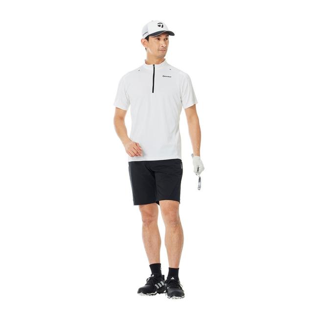 テーラーメイド(TAYLORMADE)ゴルフ 半袖 T-ICE T-AIR ソークール半袖ジップドモックシャツ M24085-…_5