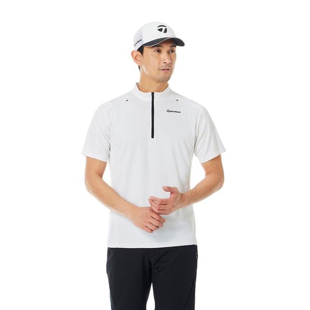 テーラーメイド(TAYLORMADE)ゴルフ 半袖 T-ICE T-AIR ソークール半袖ジップドモックシャツ M24085-…
