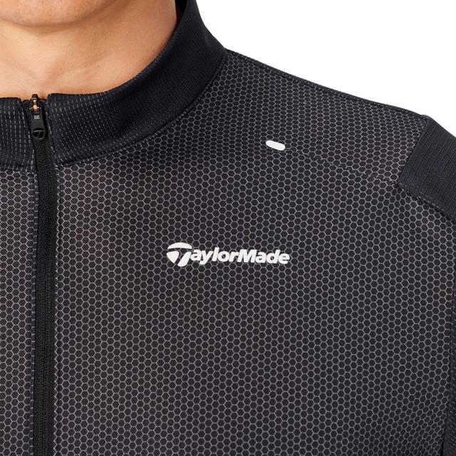 テーラーメイド(TAYLORMADE)モックネック ゴルフ 半袖 T-ICE T-AIR ソークール半袖ジップドモックシャツ …_3