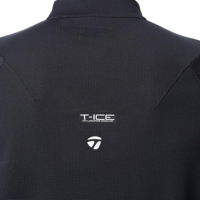 テーラーメイド(TAYLORMADE)モックネック ゴルフ 半袖 T-ICE T-AIR ソークール半袖ジップドモックシャツ …_4