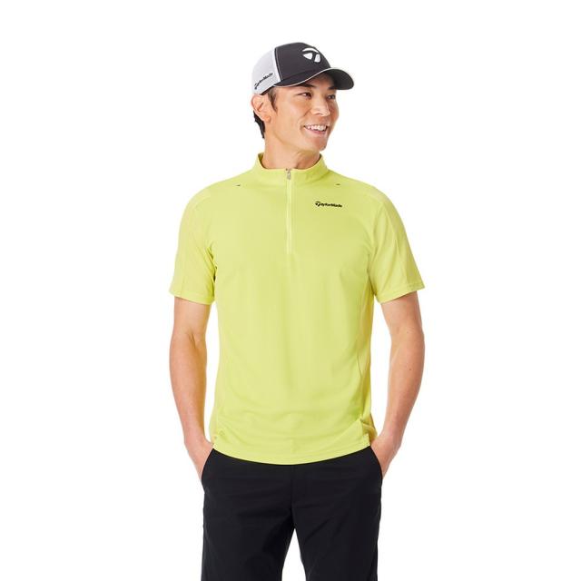 テーラーメイド(TAYLORMADE)ゴルフ 半袖 T-ICE T-AIR ソークール半袖ジップドモックシャツ M24088-…