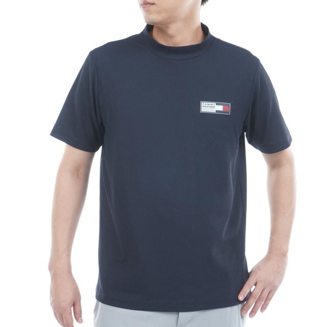 トミーヒルフィガーゴルフ(TOMMY HILFIGER GOLF)ゴルフウェア 吸水速乾 メッシュ 半袖モックシャツ THMA…