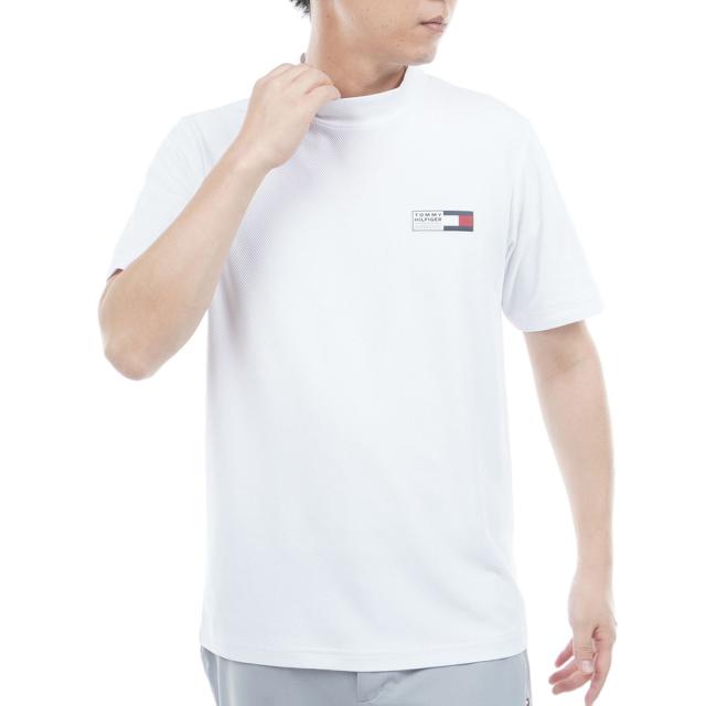トミーヒルフィガーゴルフ(TOMMY HILFIGER GOLF)ゴルフウェア 吸水速乾 メッシュ 半袖モックシャツ THMA…