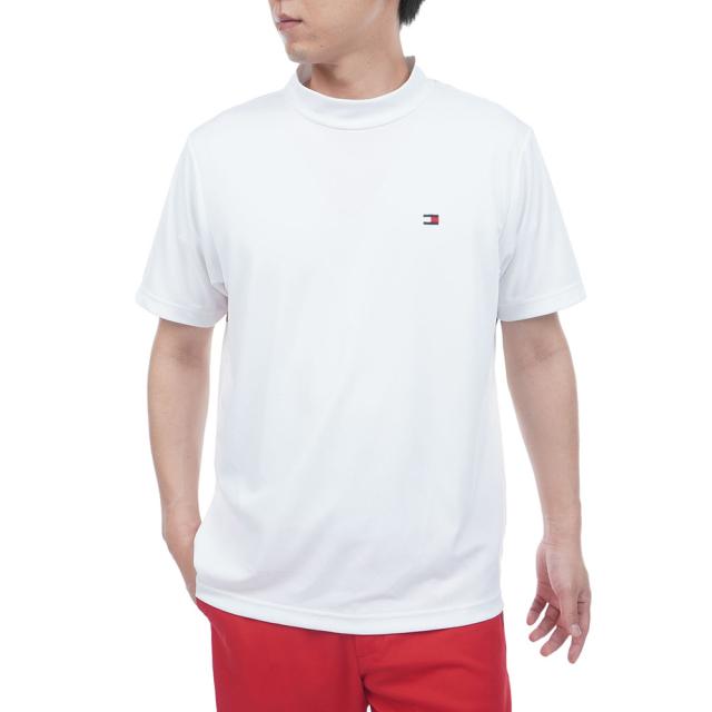 トミーヒルフィガーゴルフ(TOMMY HILFIGER GOLF)ゴルフウェア 吸汗速乾 接触冷感 ハイブリッド 半袖モックシ…