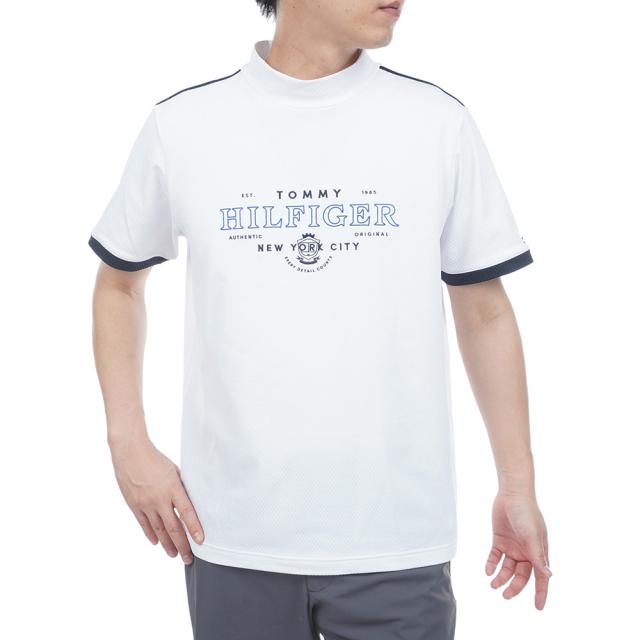 トミーヒルフィガーゴルフ(TOMMY HILFIGER GOLF)ゴルフウェア 吸水速乾 クラシック 半袖モックシャツ THM…