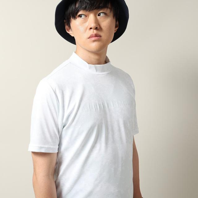 アンダーアーマー(UNDER ARMOUR)ゴルフウェア モックネック 半袖 ドライブ クール プロ カモ 6014601 1…_4