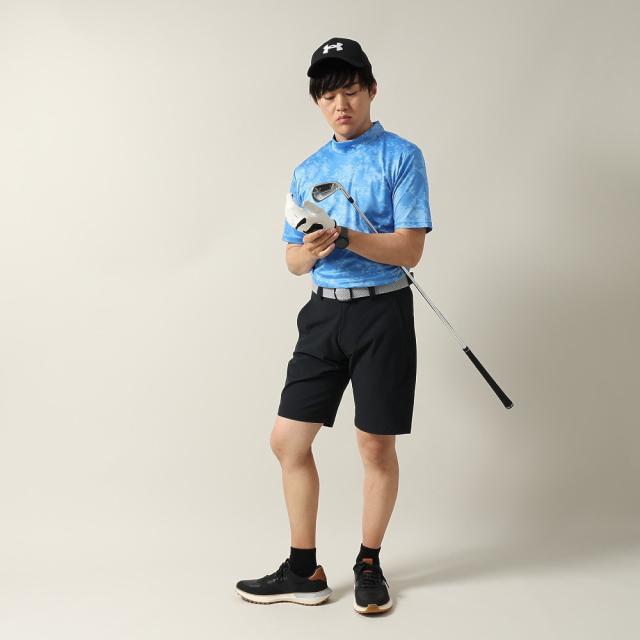 アンダーアーマー(UNDER ARMOUR)ゴルフウェア モックネック 半袖 ドライブ クール プロ カモ 6014601 4…_9
