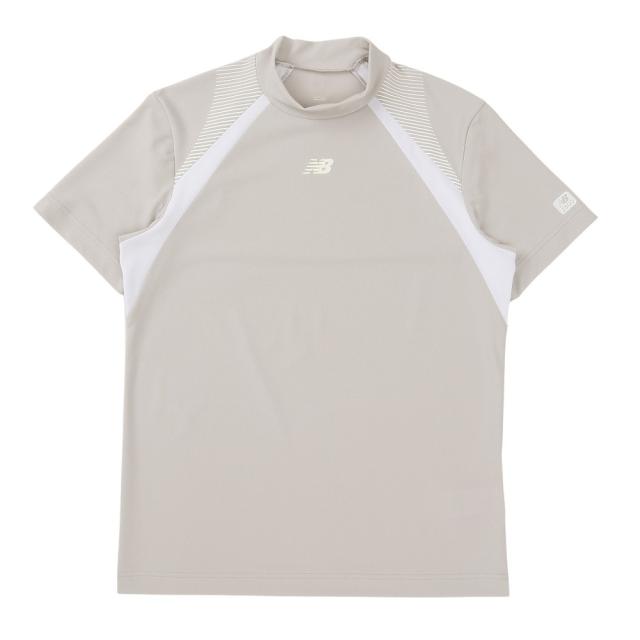 【ポイント5％！5/3 21:00〜22:59限定】ニューバランス(new balance)ゴルフウェア モックネック 半袖 Tシャツ 012-6166002-021(Men’s)