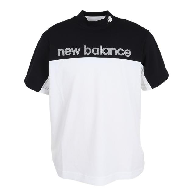 【ポイント5％！5/3 21:00〜22:59限定】ニューバランス(new balance)ゴルフウェア 半袖 モックネックシャツ 012-6166008-010(Men’s)