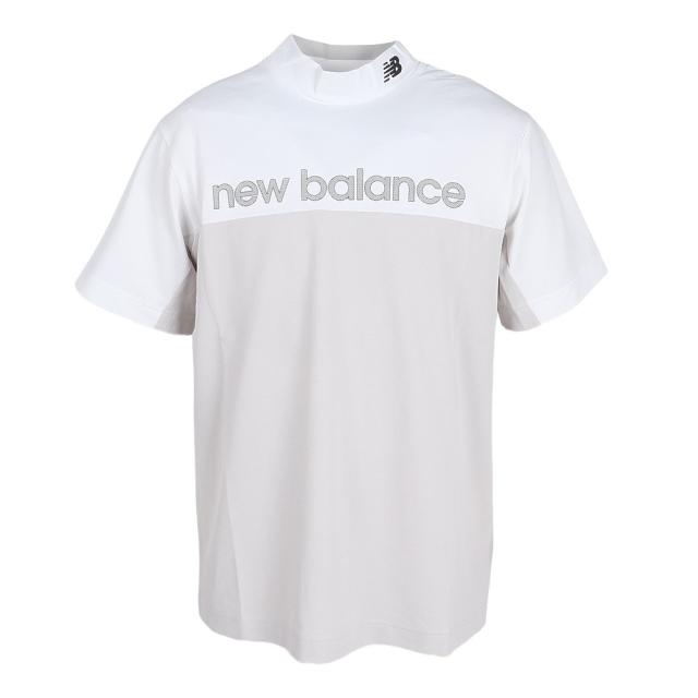 【ポイント5％！5/3 21:00〜22:59限定】ニューバランス(new balance)ゴルフウェア 半袖 モックネックシャツ 012-6166008-030(Men’s)