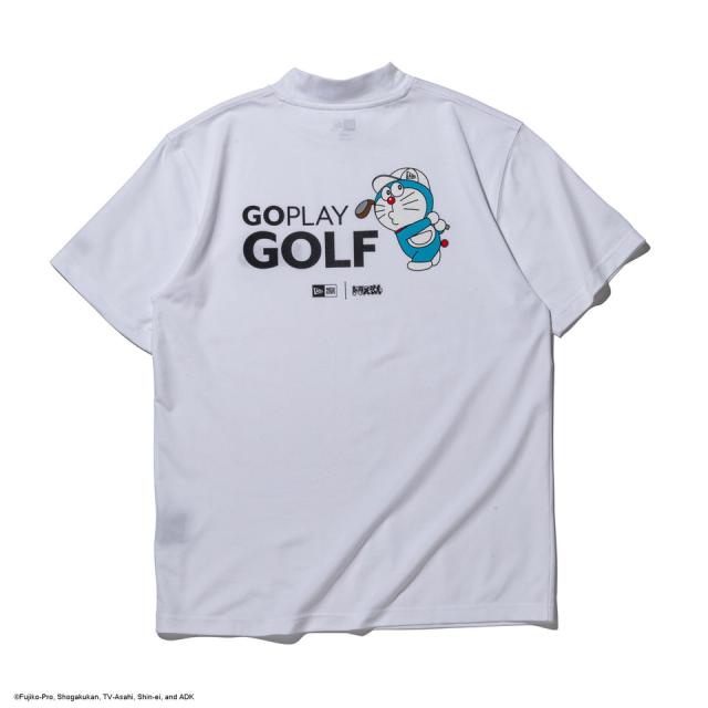 ニューエラ(NEW ERA)ゴルフウェア モックネック 鹿の子 ミッドネック Tシャツ ドラえもん 半袖Tシャツ 149353…_1