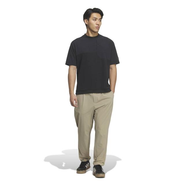 【ポイント5％！5/3 21:00〜22:59限定】アディダス(adidas)ゴルフ メンズ クルーネック ハイブリッド 半袖シャツ L2081-KD0934BLK(Men’s)_5