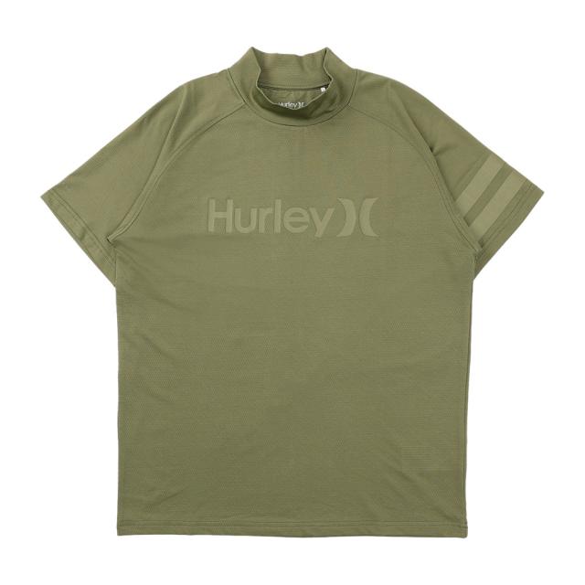 ハーレー(HURLEY)ゴルフウェア モックネック ゴルフ 半袖 メンズ PHANTOM ポリプロピレン メッシュ ブロックパ…