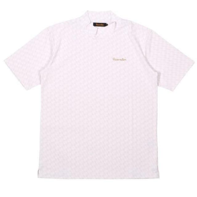 レザレクション(Resurrection)ゴルフ GM プリント 半袖モックネック BF12IN23-M WHT(Men’s)