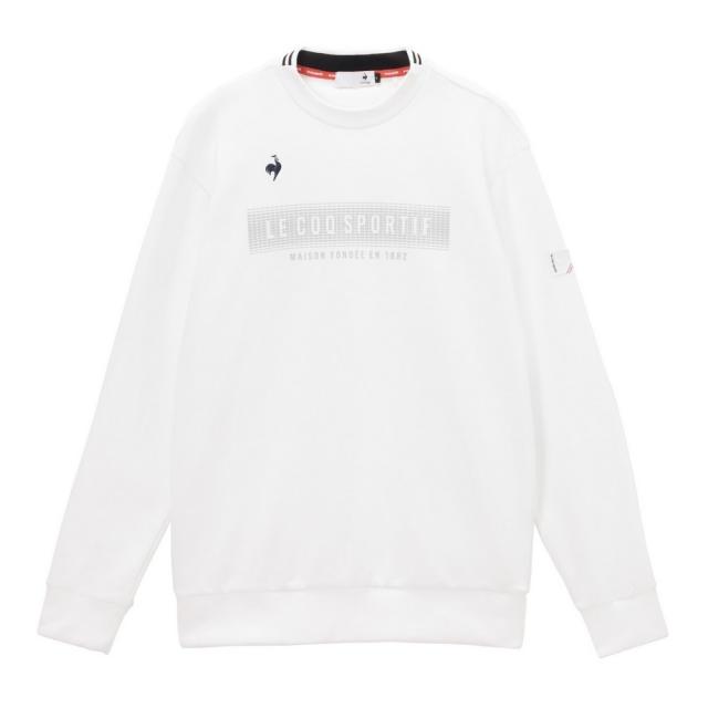 【ポイント5％！5/3 21:00〜22:59限定】ルコックスポルティフ(lecoqsportif)ゴルフウェア 吸汗速乾 ロゴプリント 長袖クルーネックスウェット LG6SSW…