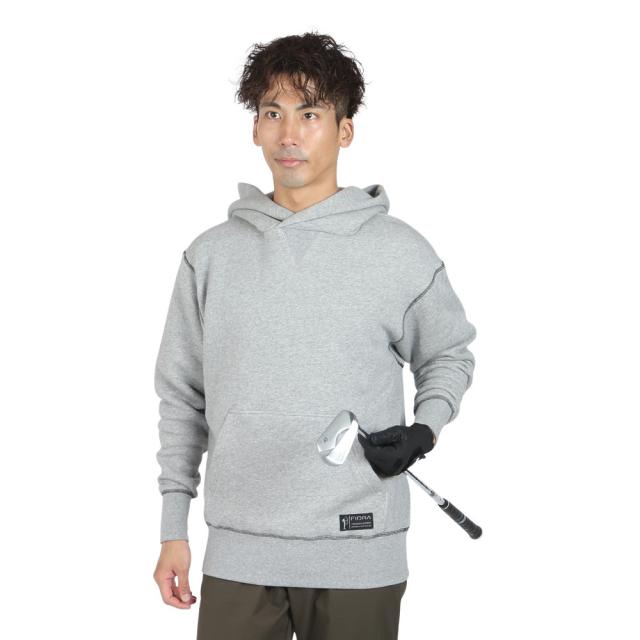 フィドラ(FIDRA)ゴルフウェア 長袖パーカー カットソー フーディ FV5STY19 GRY(Men’s)