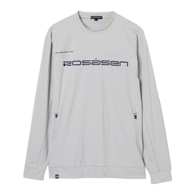 【ポイント5％！5/3 21:00〜22:59限定】ROSASEN(ROSASEN)ゴルフウェア 超撥水 長袖クルーネックシャツ 044-35212-26SS-011(Men’s)