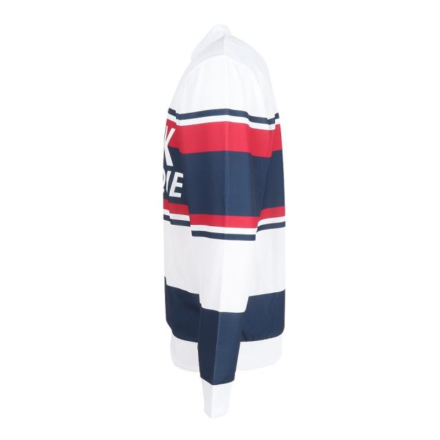 クランク(CLUNK)ゴルフウェア 吸汗速乾 クルーネック 長袖 スウェットトレーナー CL5RTJ50 WHT(Men’s)_1