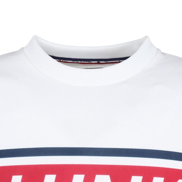 クランク(CLUNK)ゴルフウェア 吸汗速乾 クルーネック 長袖 スウェットトレーナー CL5RTJ50 WHT(Men’s)_4