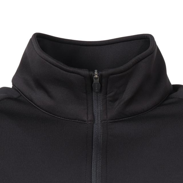 ハーレー(HURLEY)ゴルフウェア ファントム スウェット ライト ハーフ ジップ 長袖 MGFF252075-BLK(Me…_4