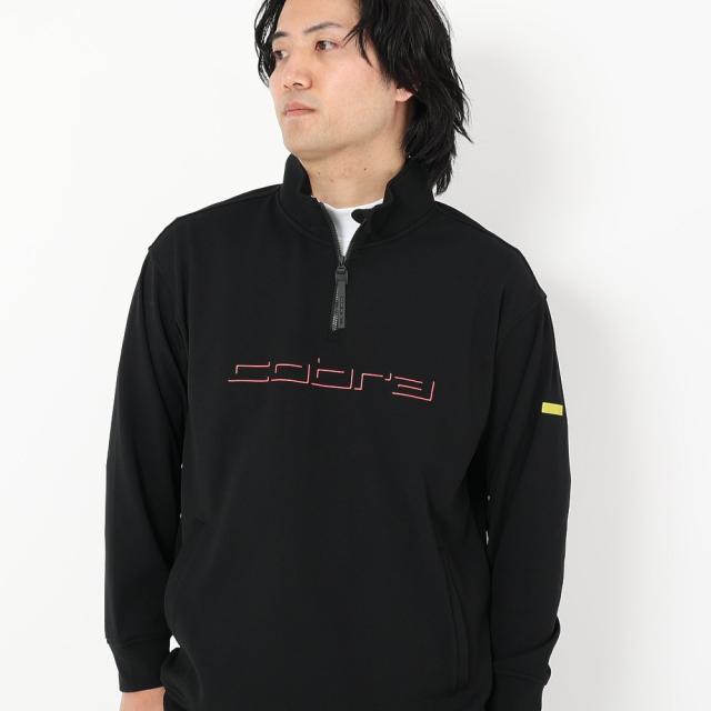 コブラ(Cobra)ゴルフウェア 長袖 ハーフジップ スウェット 637989-01(Men’s)_4