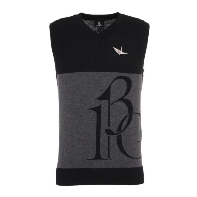 ウノ ピゥ ウノ ウグァーレ トレ(1PIU1UGUALE3)ゴルフウェア 113 ゴルフ ニット ベスト GRK023 BL…