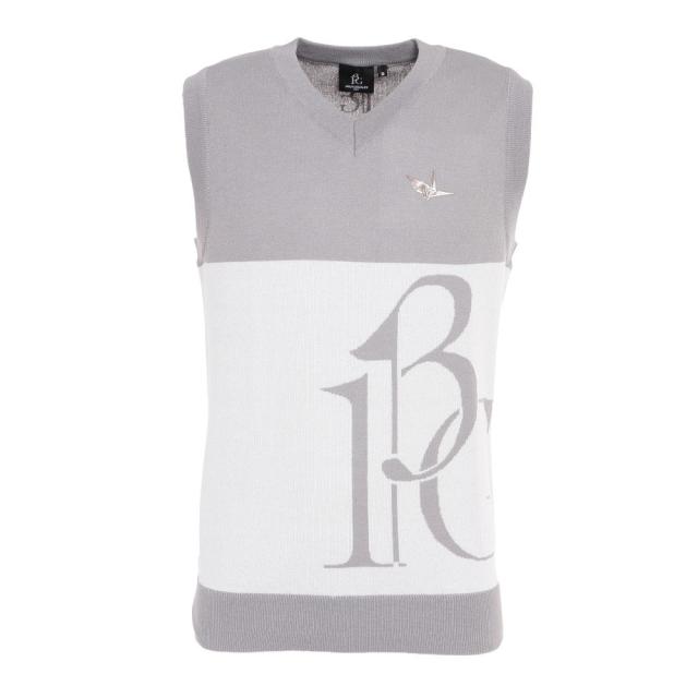 ウノ ピゥ ウノ ウグァーレ トレ(1PIU1UGUALE3)ゴルフウェア 113 ゴルフ ニット ベスト GRK023 GY…