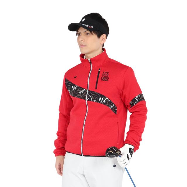ルコックスポルティフ(lecoqsportif)ゴルフウェア ストレッチフォーサー キルトジャガード 長袖 ブルゾン LG4F…