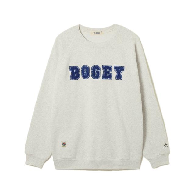 マンシング(MUNSING)ゴルフウェア BOGEY MAN クルーネックスウエットシャツ MU5FSW01M GY00(Me…