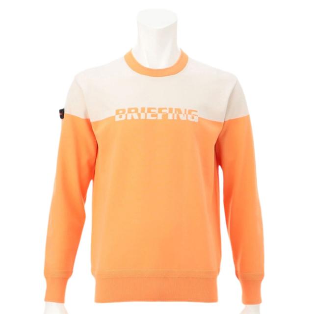 ブリーフィング(BRIEFING)ゴルフウェア WR バイカラー クルーネック長袖ニット BRG241M34-040(Men’…