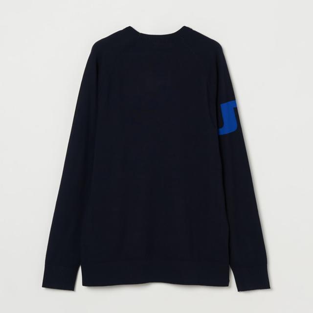 J.LINDEBERG(J.LINDEBERG)ゴルフウェア 長袖 Gusten Knitted 袖ロゴセーター 071-12…_1