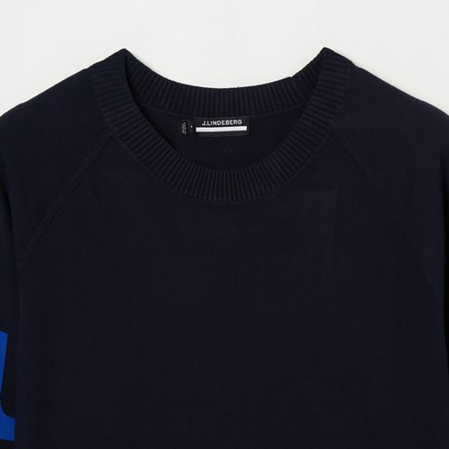 J.LINDEBERG(J.LINDEBERG)ゴルフウェア 長袖 Gusten Knitted 袖ロゴセーター 071-12…_2