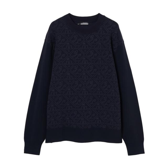 J.LINDEBERG(J.LINDEBERG)ゴルフウェア 軽量 Finn ジャカードニット 071-12915-098(M…