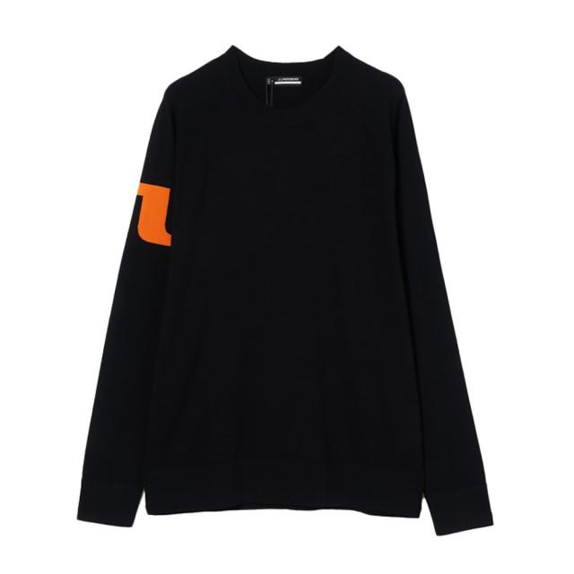 J.LINDEBERG(J.LINDEBERG)ゴルフウェア Gusten 袖ロゴセーター 071-12913-019(Men…