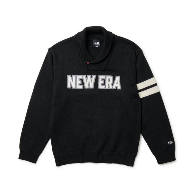 ニューエラ(NEW ERA)ゴルフウェア ショールカラー 長袖ニット 14669846(Men’s、Lady’s)