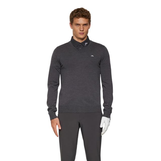 J.LINDEBERG(J.LINDEBERG)ゴルフウェア Lymann Vネックメリノウールセーター 071-14910-…