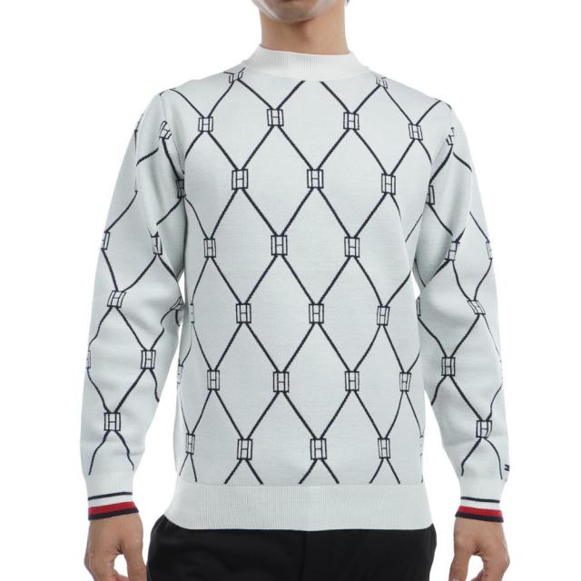 トミーヒルフィガーゴルフ(  GOLF)ゴルフウェア ジャカート モックネックセーター THMA48…