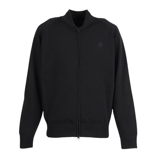 トミーアーマー( Armour)ゴルフウェア 長袖 フルジップニットブルゾン TASL25F030001 BLK(M…