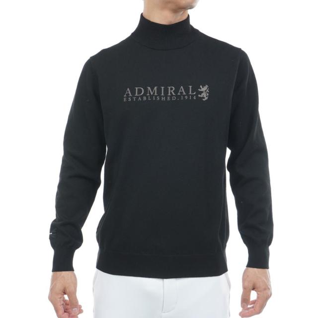 アドミラル ゴルフ(Admiral GOLF)ゴルフウェア 保温 ホカタッチ ハイネックセーター 長袖 ADMA588-BLK…