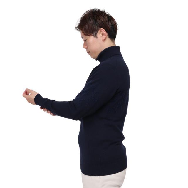 トラヴィスマシュー(Travis Mathew)ゴルフウェア WOOL JACQUARD タートルネックニットセーター 7AI…_2