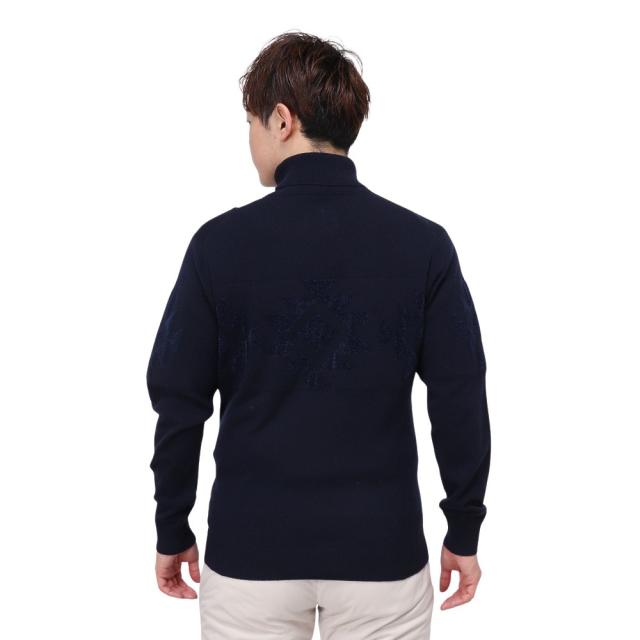 トラヴィスマシュー(Travis Mathew)ゴルフウェア WOOL JACQUARD タートルネックニットセーター 7AI…_3