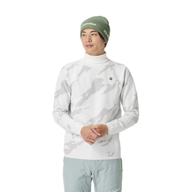 テーラーメイド(TAYLORMADE)ゴルフウェア 保温 グラフィック 長袖 タートルネックセーター M20294-TL507…