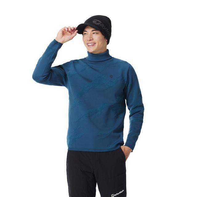 テーラーメイド(TAYLORMADE)ゴルフウェア 保温 グラフィック 長袖 タートルネックセーター M20296-TL507…