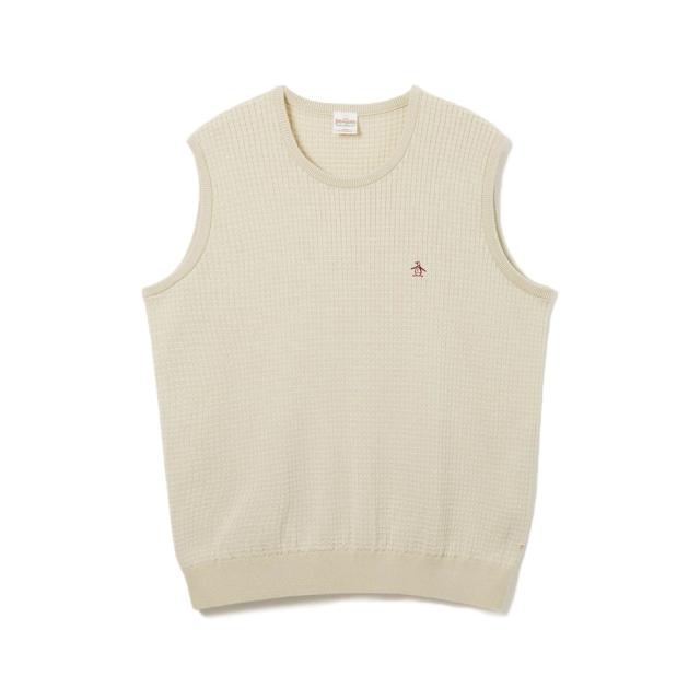 マンシング(MUNSING)ゴルフウェア 60’ S ニットベスト MU5FST06M WH00(Men’s)