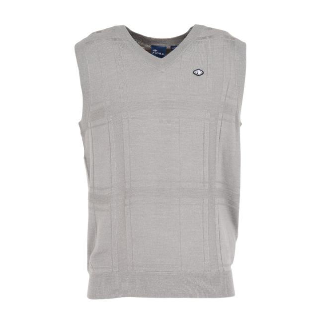 フィドラ(FIDRA)ゴルフウェア 防風 Vネックベスト FD5STK02 GRY(Men’s)
