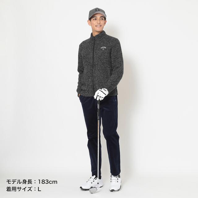 キャロウェイ(CALLAWAY)ゴルフウェア 裏地付きフルジップニット C25218107-1010(Men’s)_3