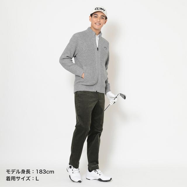 キャロウェイ(CALLAWAY)ゴルフウェア 裏地付きフルジップニット C25218107-1021(Men’s)_3